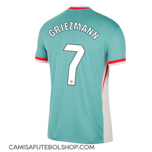 Camisa de time de futebol Atletico Madrid Antoine Griezmann #7 Replicas 2º Equipamento 2024-25 Manga Curta